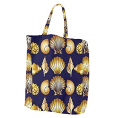 Snails See Shells Golden Giant Grocery Tote by Vaneshart