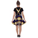 Snails See Shells Golden Velvet Suspender Skater Skirt View2