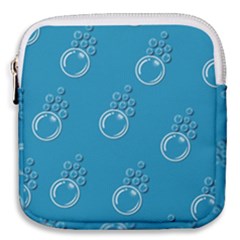 Bubble Group Pattern Abstract Mini Square Pouch by Vaneshart