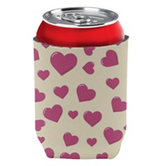 Flat Love Symbol Pattern Can Holder