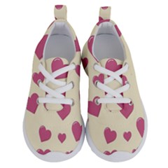 Flat Love Symbol Pattern Running Shoes by Vaneshart