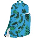 Tropical Leaves Nature Double Compartment Backpack View2