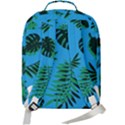 Tropical Leaves Nature Double Compartment Backpack View3