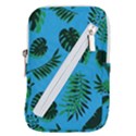 Tropical Leaves Nature Belt Pouch Bag (Large) View1