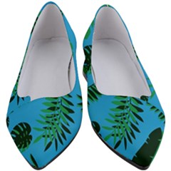 Tropical Leaves Nature Women s Block Heels 