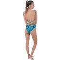 Tropical Leaves Nature Tie Strap One Piece Swimsuit View2