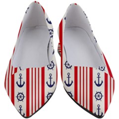 Nautical Papers Nautical Background Women s Block Heels 