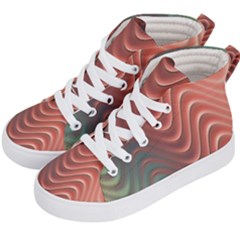 Texture Digital Painting Digital Art Kids  Hi-top Skate Sneakers by Vaneshart