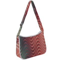 Texture Digital Painting Digital Art Zip Up Shoulder Bag