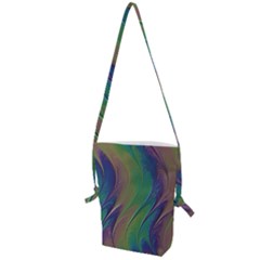 Texture Abstract Background Folding Shoulder Bag by Vaneshart