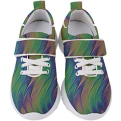 Texture Abstract Background Kids  Velcro Strap Shoes by Vaneshart