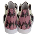 Butterflies Pink Old Old Texture Men s Hi-Top Skate Sneakers View4