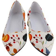 Pattern Pumpkins Autumn Women s Block Heels 