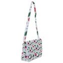 Christmas Background Shoulder Bag with Back Zipper View1