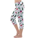 Christmas Background Capri Yoga Leggings View2