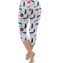 Christmas Background Capri Yoga Leggings View4