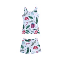 Christmas Background Kids  Boyleg Swimsuit