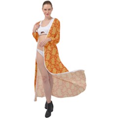 Halloween Background Maxi Chiffon Beach Wrap