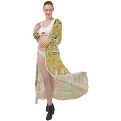 Texture Abstract Background Colors Maxi Chiffon Beach Wrap