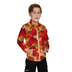 Wallpaper Background Autumn Fall Kids  Windbreaker by Vaneshart