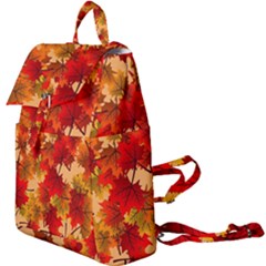 Wallpaper Background Autumn Fall Buckle Everyday Backpack by Vaneshart