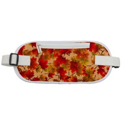 Wallpaper Background Autumn Fall Rounded Waist Pouch by Vaneshart