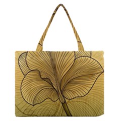 Leaves Design Pattern Nature Zipper Medium Tote Bag by Vaneshart