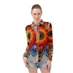 Crafts Art Necklace Bracelet Long Sleeve Chiffon Shirt