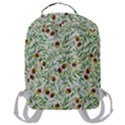 Pine Cone Pattern Autumn Flap Pocket Backpack (Large) View3