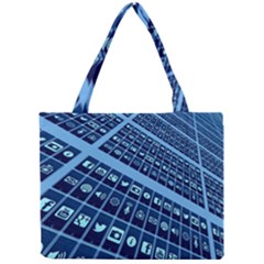 Apps Social Media Networks Internet Mini Tote Bag by Vaneshart