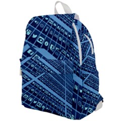 Apps Social Media Networks Internet Top Flap Backpack by Vaneshart