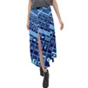 Apps Social Media Networks Internet Velour Split Maxi Skirt View1