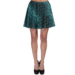 Texture Glass Network Glass Blue Skater Skirt by Vaneshart