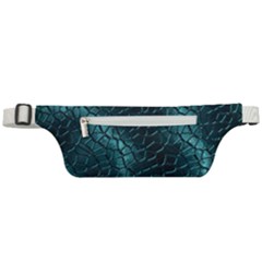 Texture Glass Network Glass Blue Active Waist Bag