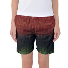 Texture Hatched Stamping Tissue Women s Basketball Shorts by Vaneshart