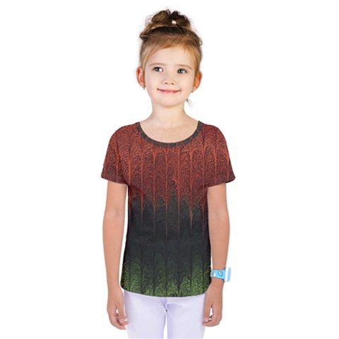 Texture Hatched Stamping Tissue Kids  One Piece Tee by Vaneshart