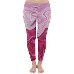 Liquid Marble Trending Abstract Paint Classic Winter Leggings