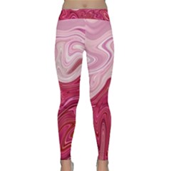 Liquid Marble Trending Abstract Paint Classic Yoga Leggings by Vaneshart