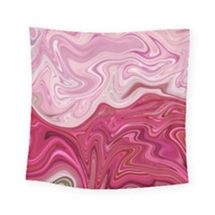 Liquid Marble Trending Abstract Paint Square Tapestry (small) by Vaneshart