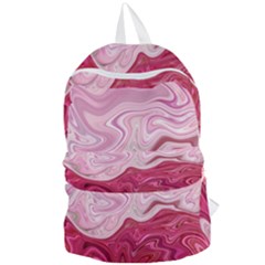 Liquid Marble Trending Abstract Paint Foldable Lightweight Backpack by Vaneshart