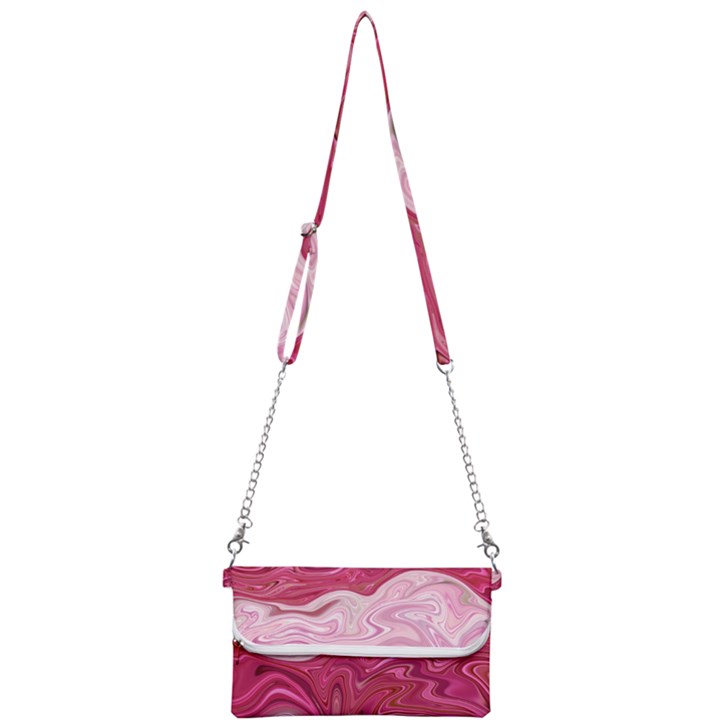 Liquid Marble Trending Abstract Paint Mini Crossbody Handbag