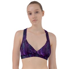 Abstract Form Pattern Texture Sweetheart Sports Bra by Vaneshart