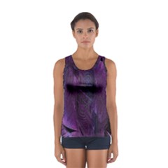 Abstract Form Pattern Texture Sport Tank Top 