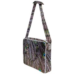 Peacock Feathers Pattern Colorful Cross Body Office Bag