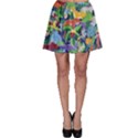 Animated Safari Animals Background Skater Skirt View1