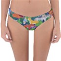 Animated Safari Animals Background Reversible Hipster Bikini Bottoms View1