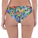 Animated Safari Animals Background Reversible Hipster Bikini Bottoms View4