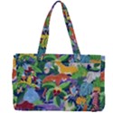 Animated Safari Animals Background Canvas Work Bag View2