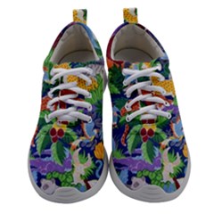 Animated Safari Animals Background Women Athletic Shoes