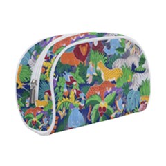 Animated Safari Animals Background Makeup Case (small)